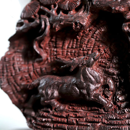 Indian Red Sandalwood Waterfall Incense Burner