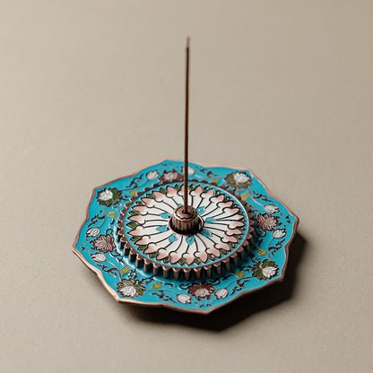 Enamel Petal Stick Incense Burner