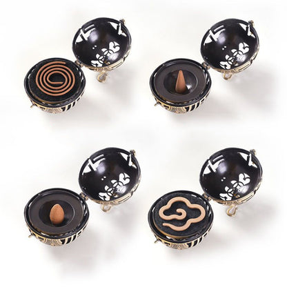Hanging Incense Burner With Chinese Auspicious Decor