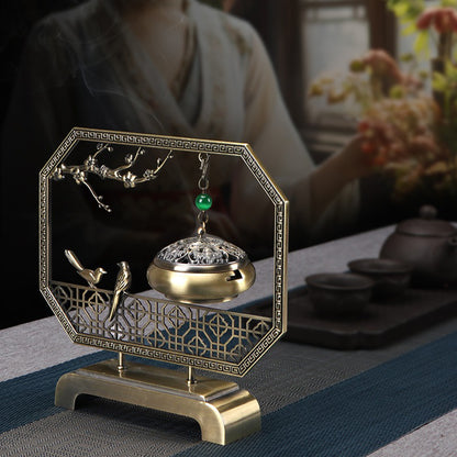Auspicious Magpie Hanging Incense Burner