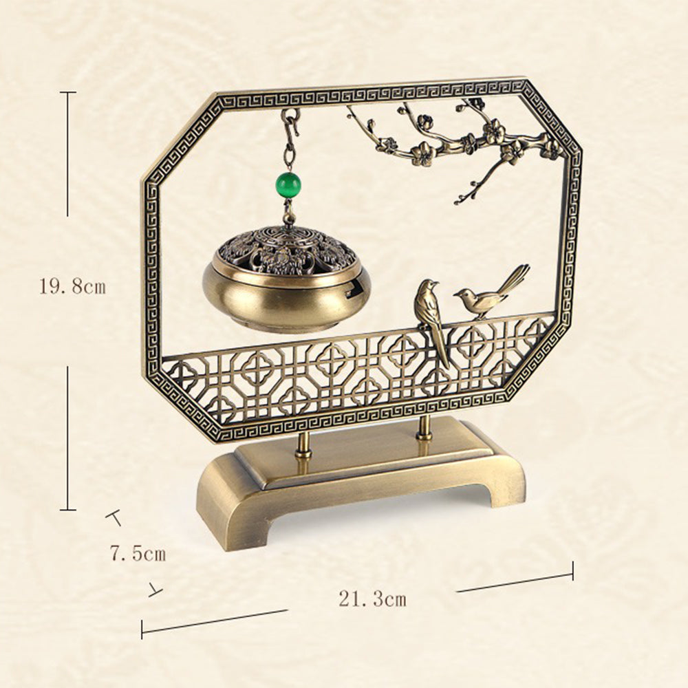 Auspicious Magpie Hanging Incense Burner