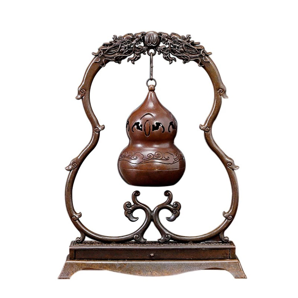 Lucky Dragon And Gourd Hanging Incense Burner