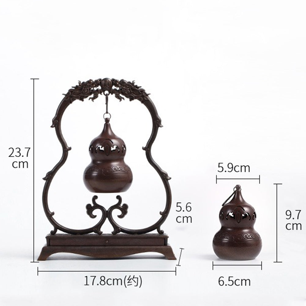 Lucky Dragon And Gourd Hanging Incense Burner