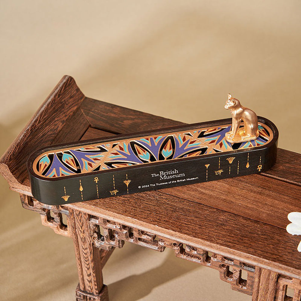 Devine Golden Gayer Anderson Cat Incense Box