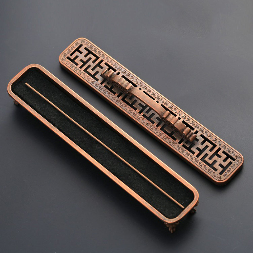 Auspicious Swastika Patterned Incense Box