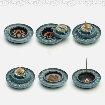 Multifunctional Brass Incense Holder