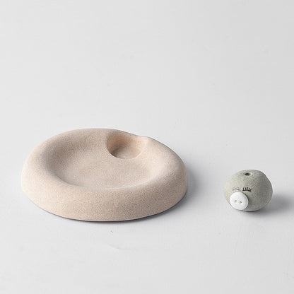 Cute Piggy Clay Incense Holder