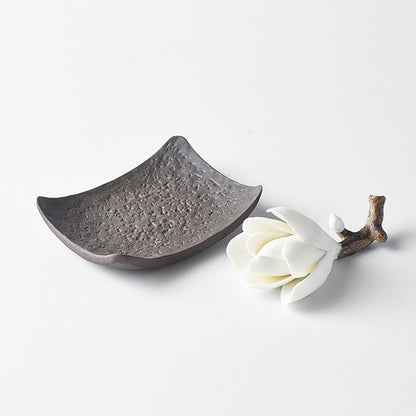 Magnolia Blossom Clay Incense Holder