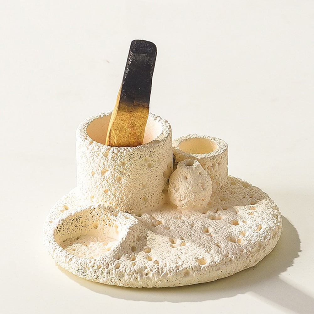 Multifunctional Clay Incense Holder