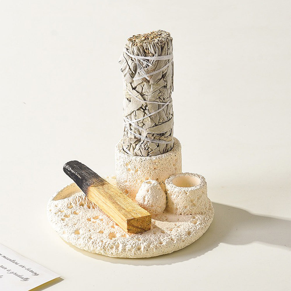 Multifunctional Clay Incense Holder