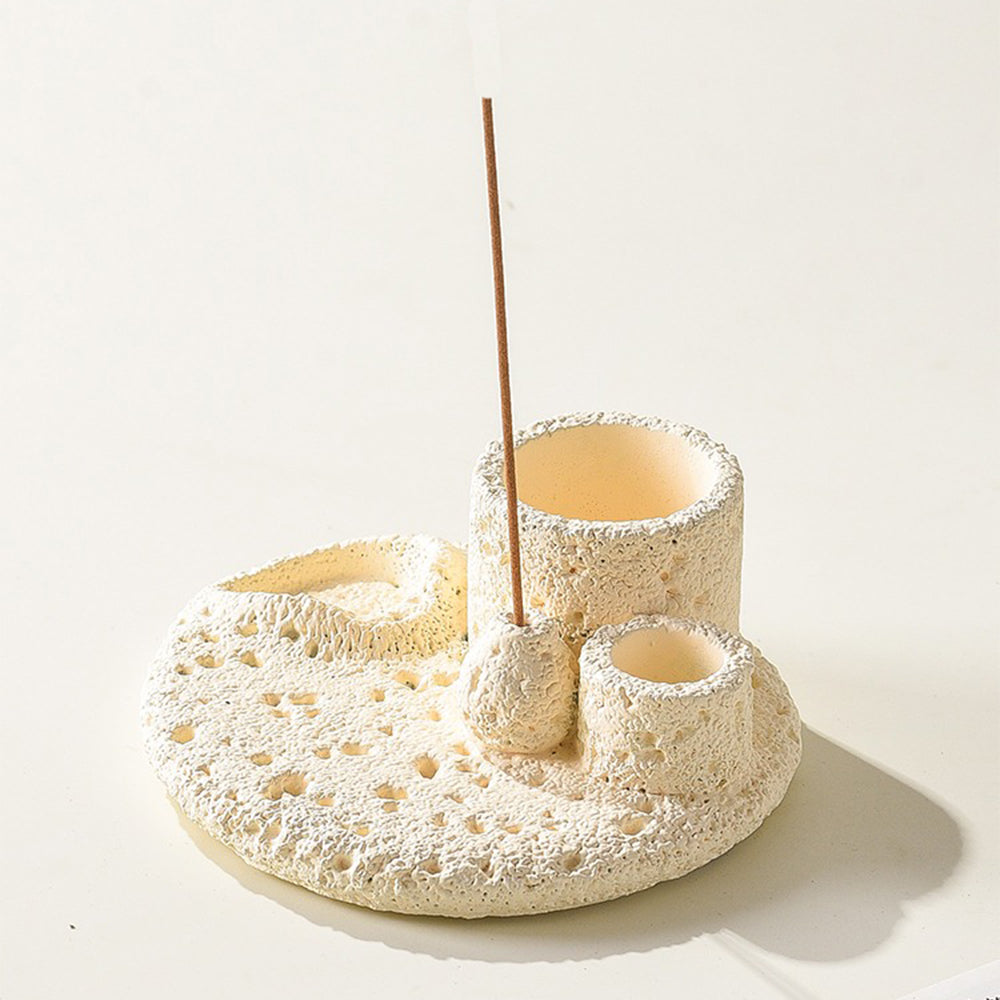 Multifunctional Clay Incense Holder