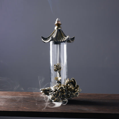 Lotus Pavilion Cone Backflow Incense Burner
