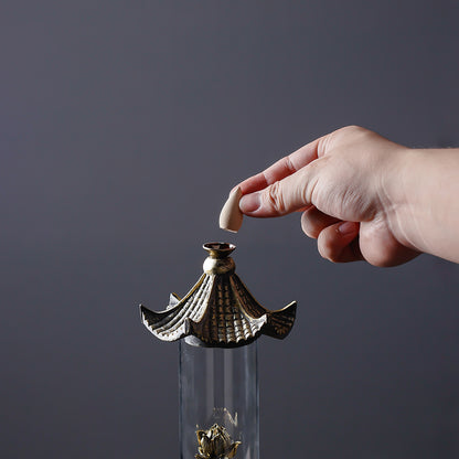 Lotus Pavilion Cone Backflow Incense Burner