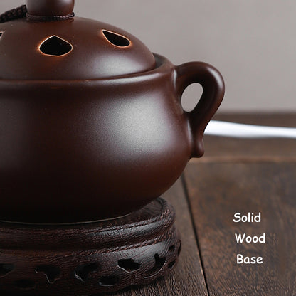 Dark Brown Ceramic Electric Incense Burner