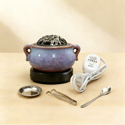 Kiln-change Ceramic Electric Incense Burner