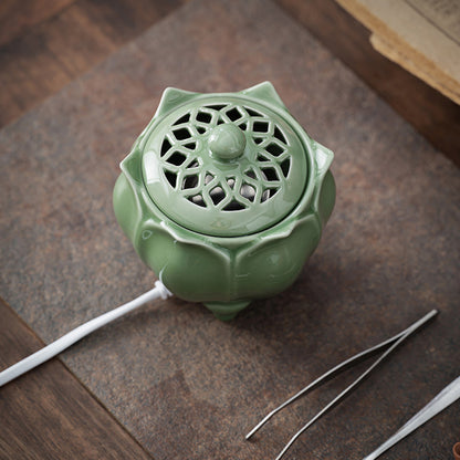 Lotus Ceramic Electric Incense Burner
