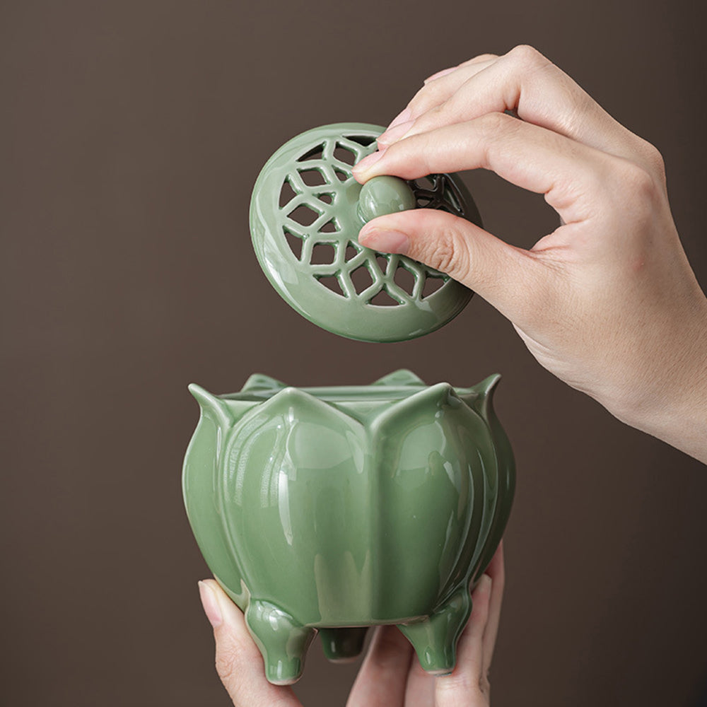 Lotus Ceramic Electric Incense Burner