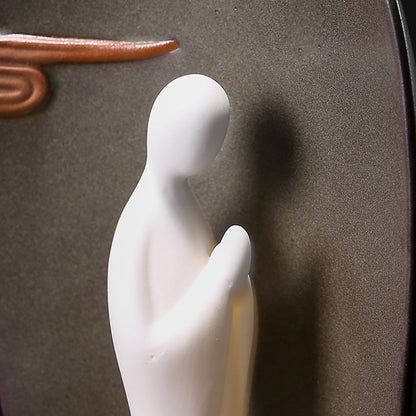 Zen Leaf Lighted Backflow Incense Burner