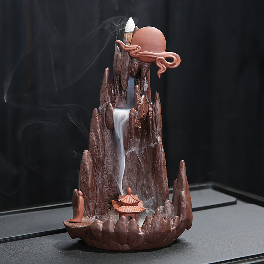 Rising Sun Mountain Yixing Waterfall Burner