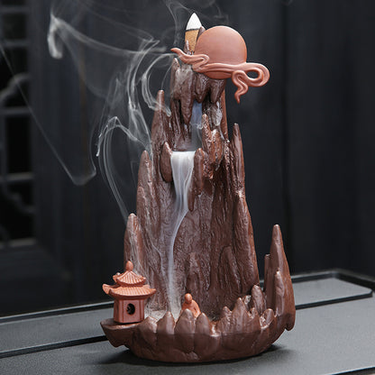 Rising Sun Mountain Yixing Waterfall Burner