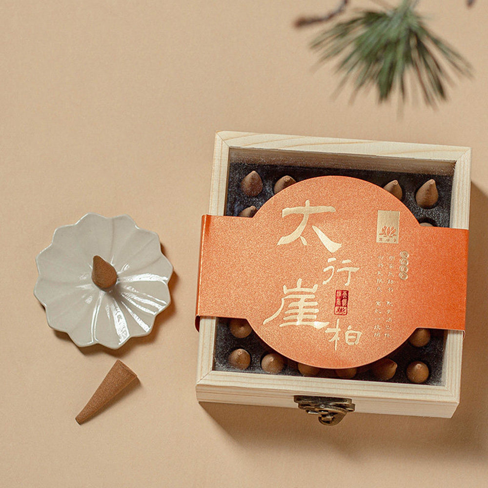 Taihang Cliff Cypress Cone Incense – Lucky Incense