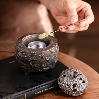 Lucky Crane Ceramic Electric Incense Burner