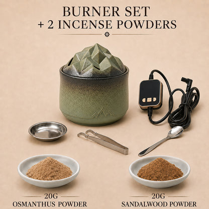 Mountain Designed Portable Electric Incense Burner
