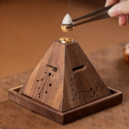 Pyramid Backflow Incense Burner
