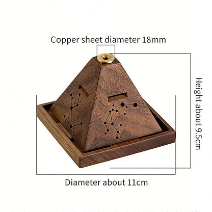 Pyramid Backflow Incense Burner