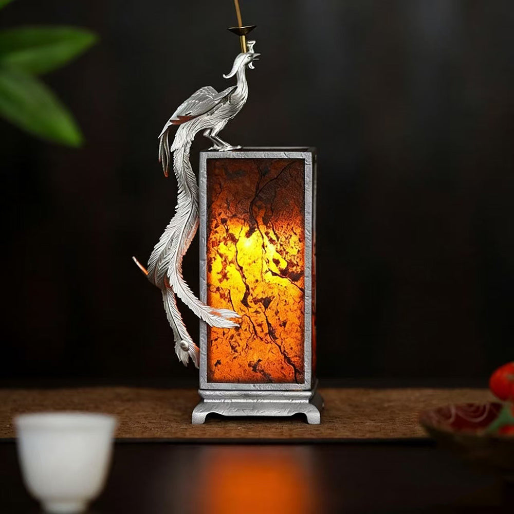 Phoenix Incense Burner with LED Light