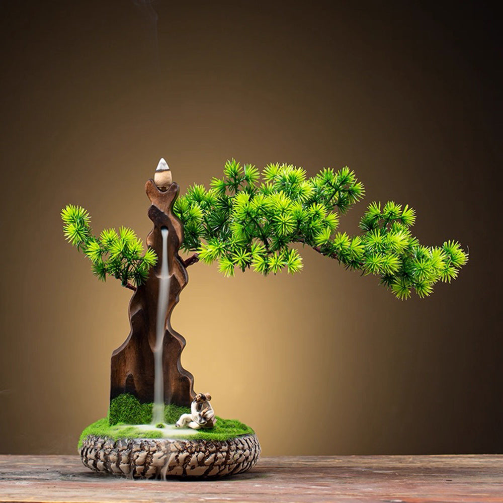 Welcoming Pine Backflow Incense Burner