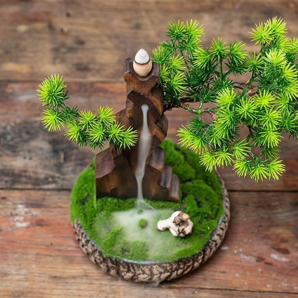Welcoming Pine Backflow Incense Burner – Lucky Incense