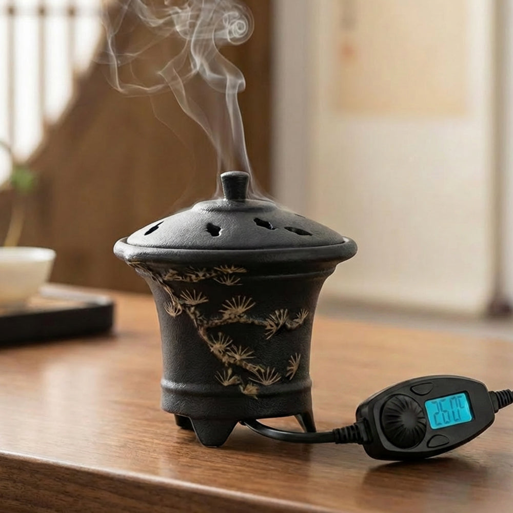 Dual Use Electric Incense Burner