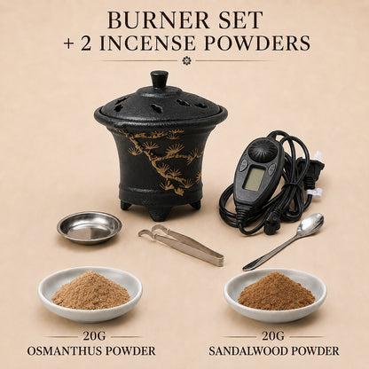 Dual Use Electric Incense Burner