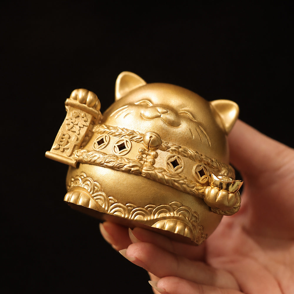 Lucky Cat Incense Burner