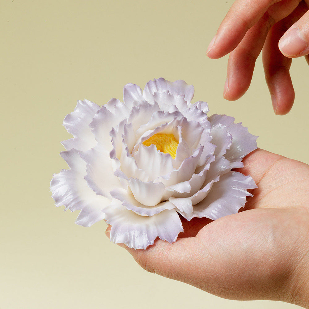 Handmade Flower Ceramic Incense Holder