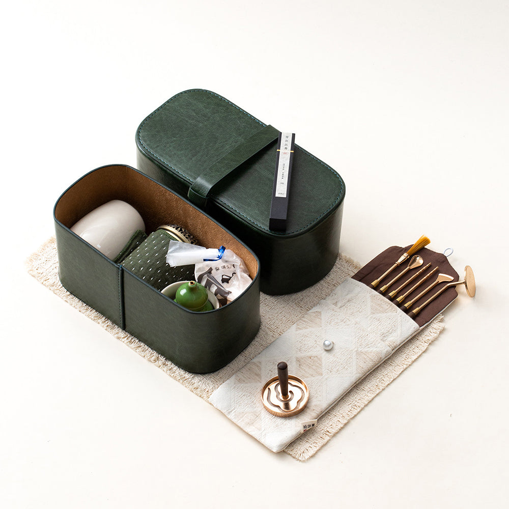 Ivory Ceramic Powder Incense Burner Kit