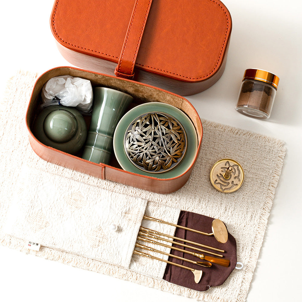 Chinese Powder Incense Burner Kit