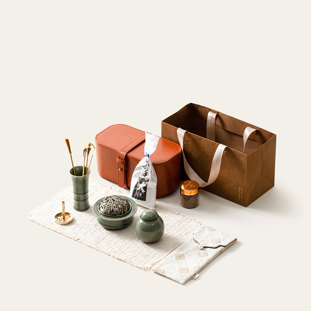 Chinese Powder Incense Burner Kit