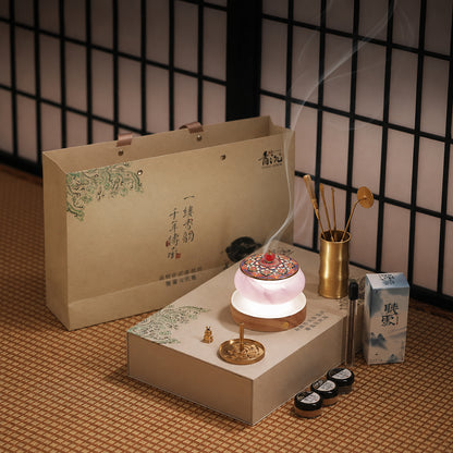 Enamel Jade Stone Homemade Incense Kit