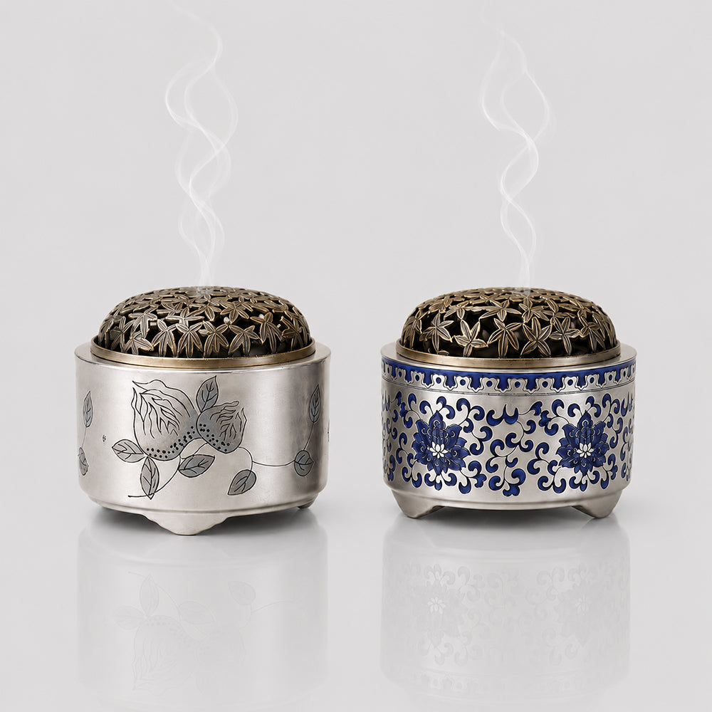 Chinese Blue-and-White Porcelain Incense Burner