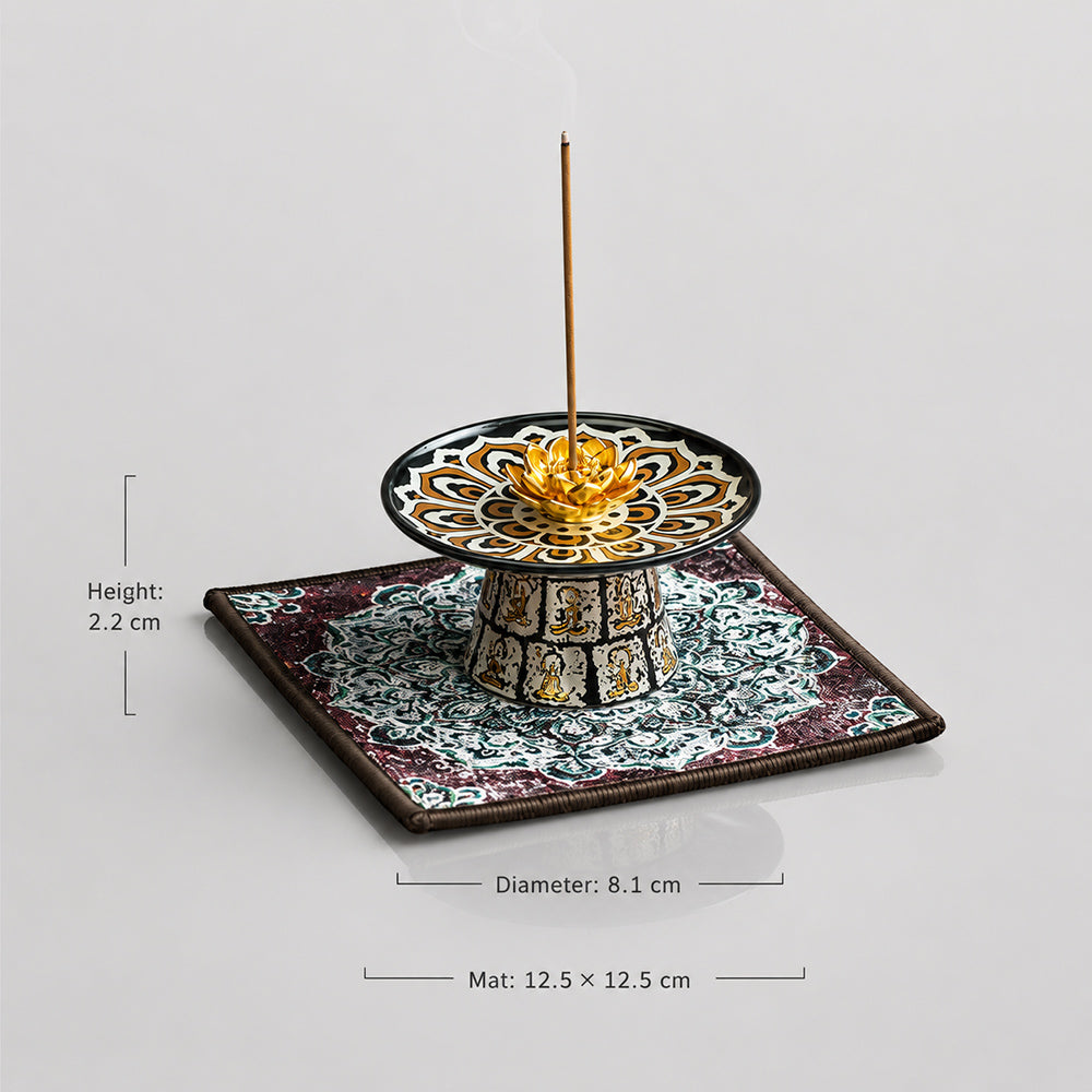 Dunhuang Lotus Stick Incense Holder