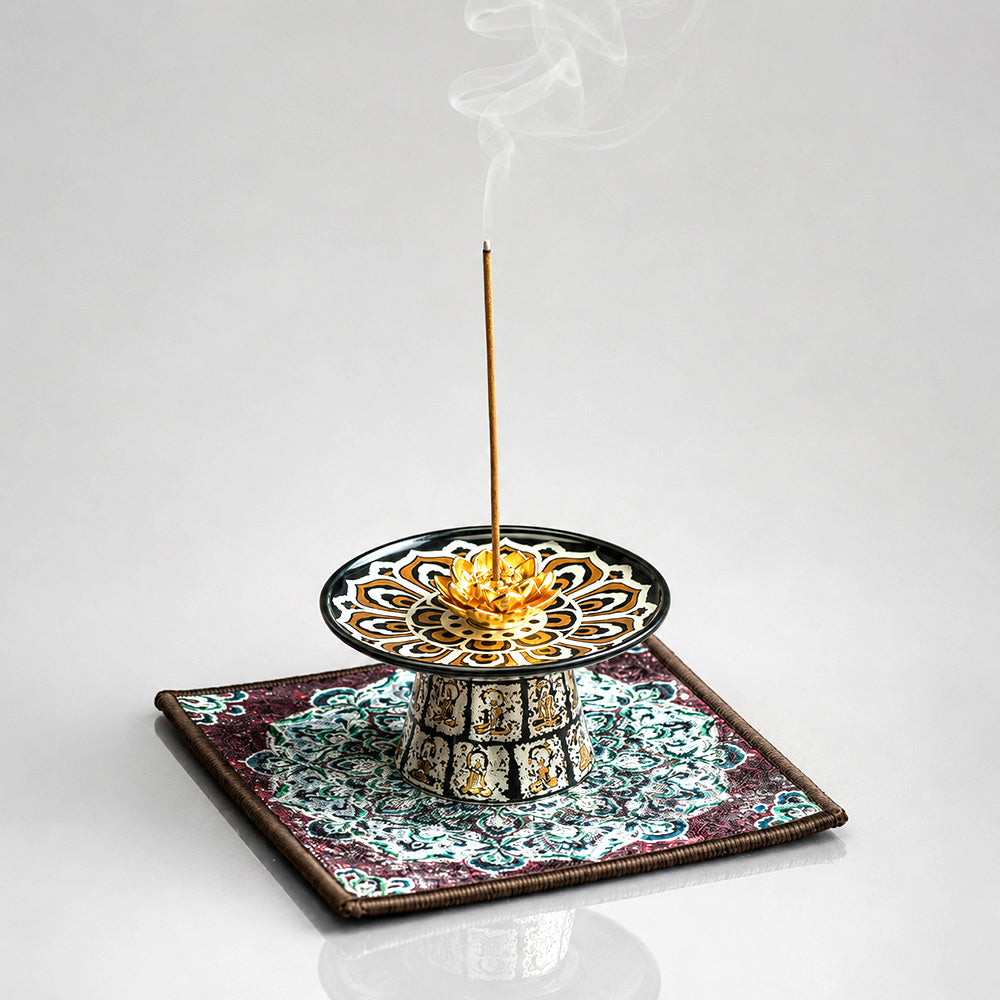 Dunhuang Lotus Stick Incense Holder