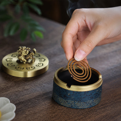 Brass Pixiu Chinese Incense Burner