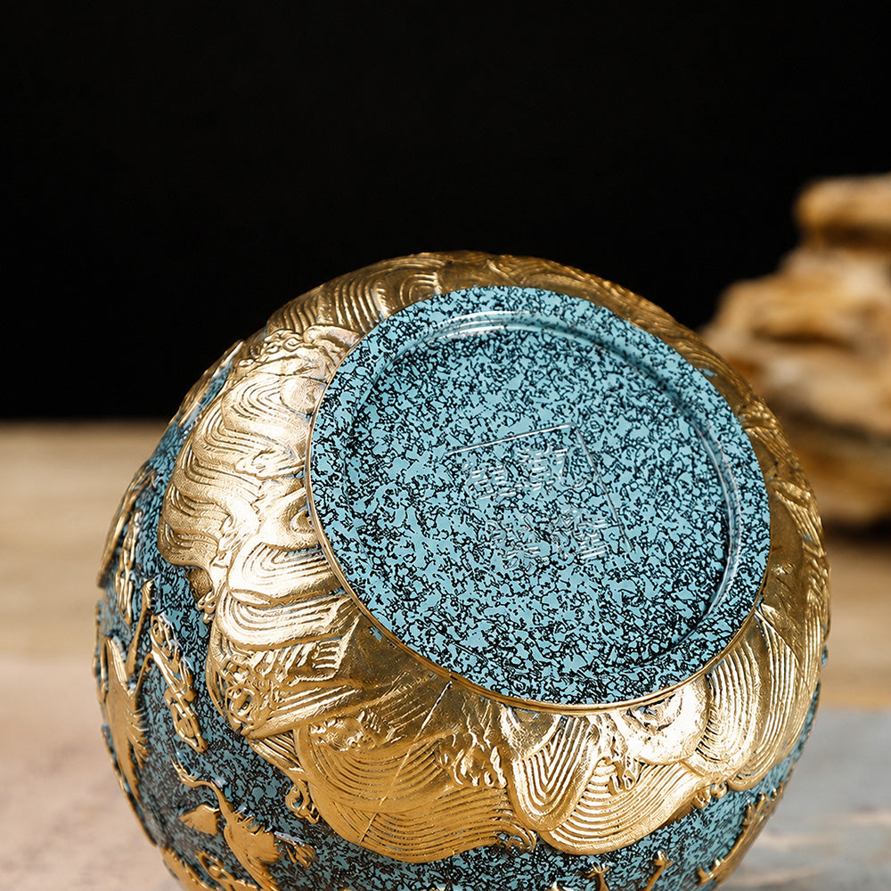 Crane Brass Chinese Incense Burner