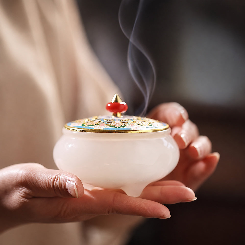 Jade Chinese Incense Burner