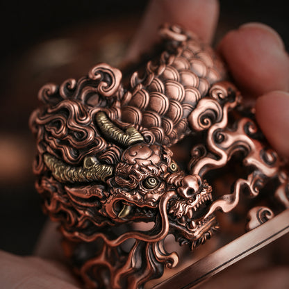 Multifunctional Brass Dragon Incense Burner