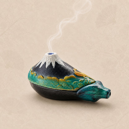 Mount Fuji Japanese Incense Burner
