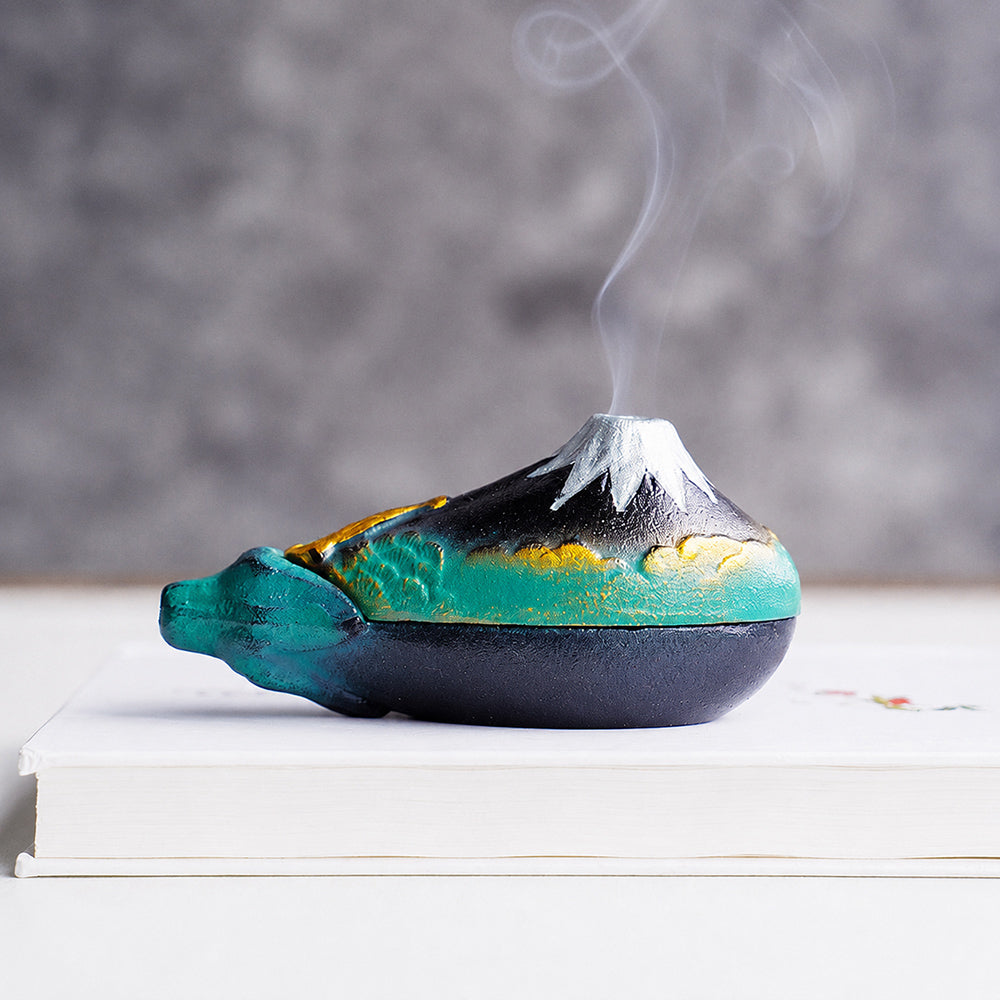 Mount Fuji Japanese Incense Burner