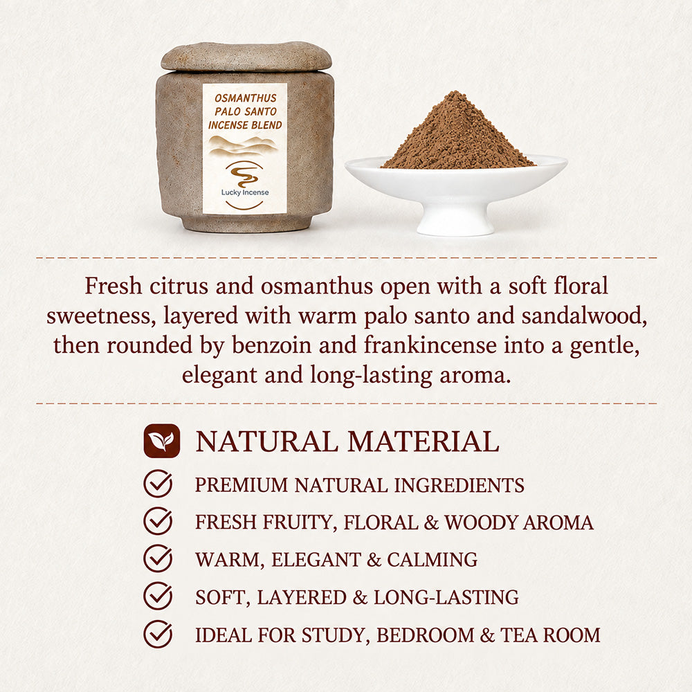 Osmanthus Palo Santo Incense Blend